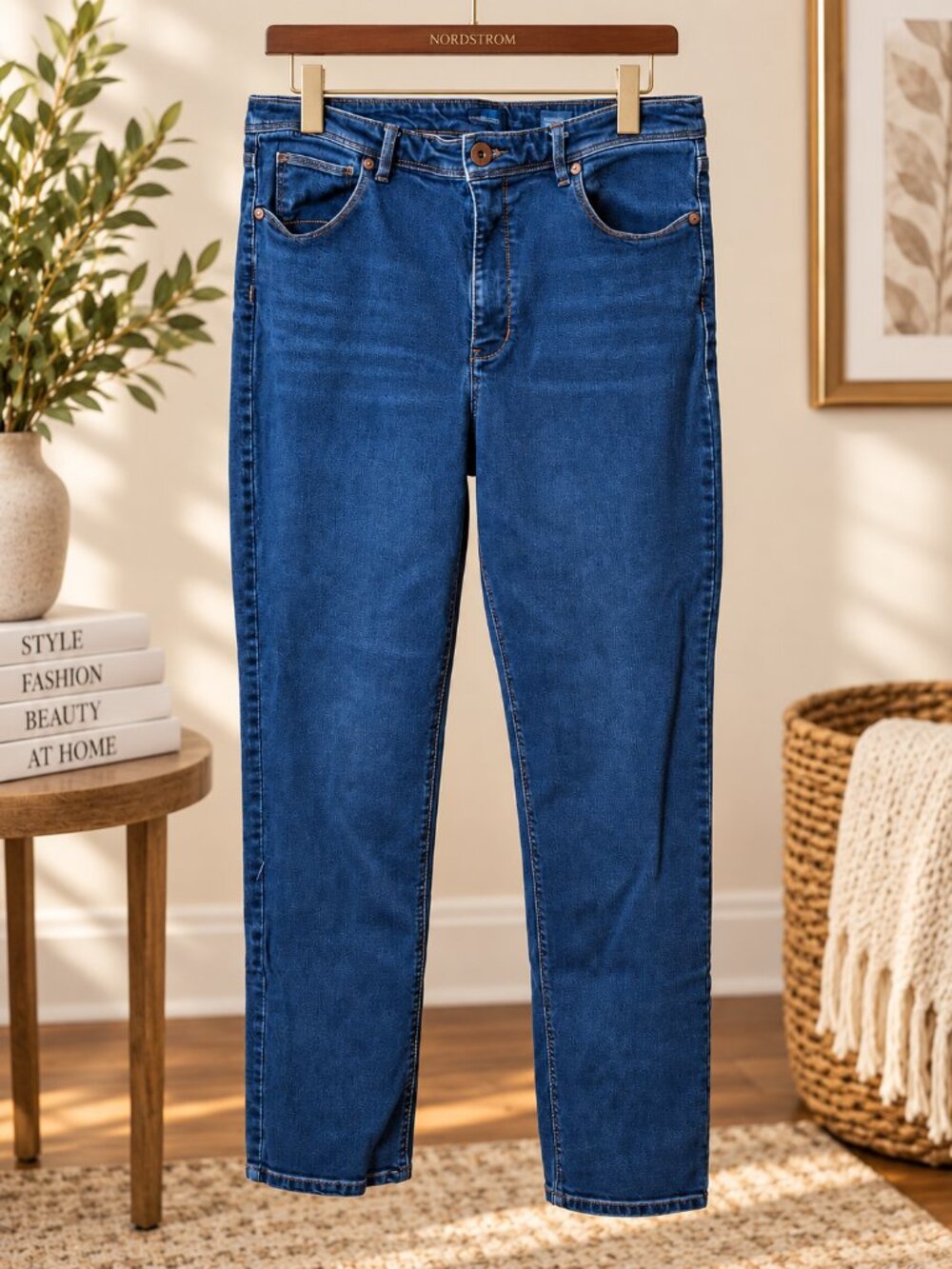 J.Jill High-Rise Straight Leg Jeans | Size 12